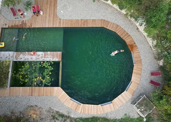 Les De Fallot Pour 15 Personnes - Piscine Naturelle Σπίτι διακοπών L'isle-Bouzon